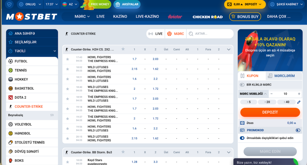 Dota, Counter Strike, League of Legends kimi ən populyar kiber idman oyunları buradadır